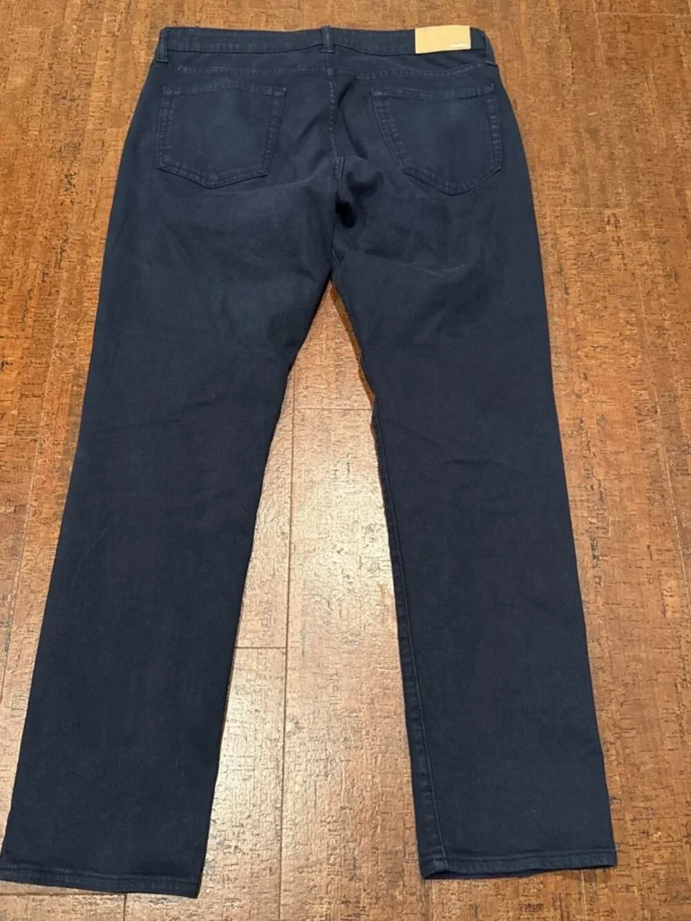Bonobos Men’s 35X32 Slim Fit Straight Jeans Blue Stretch Denim